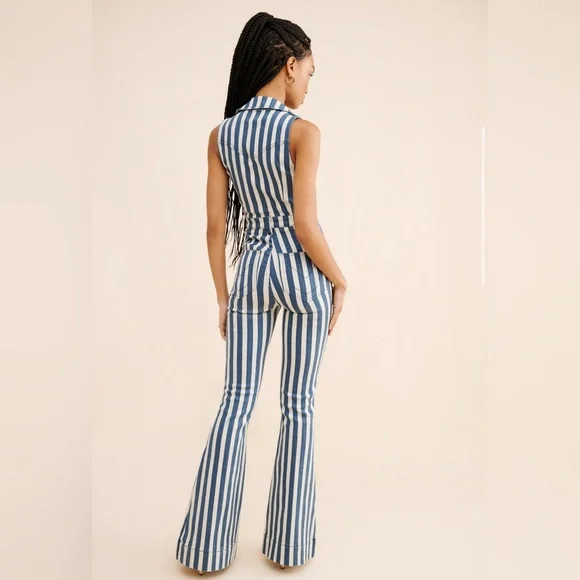 Show Me Your MuMu Jacksonville Denim Jumpsuit - Picture 2 of 11